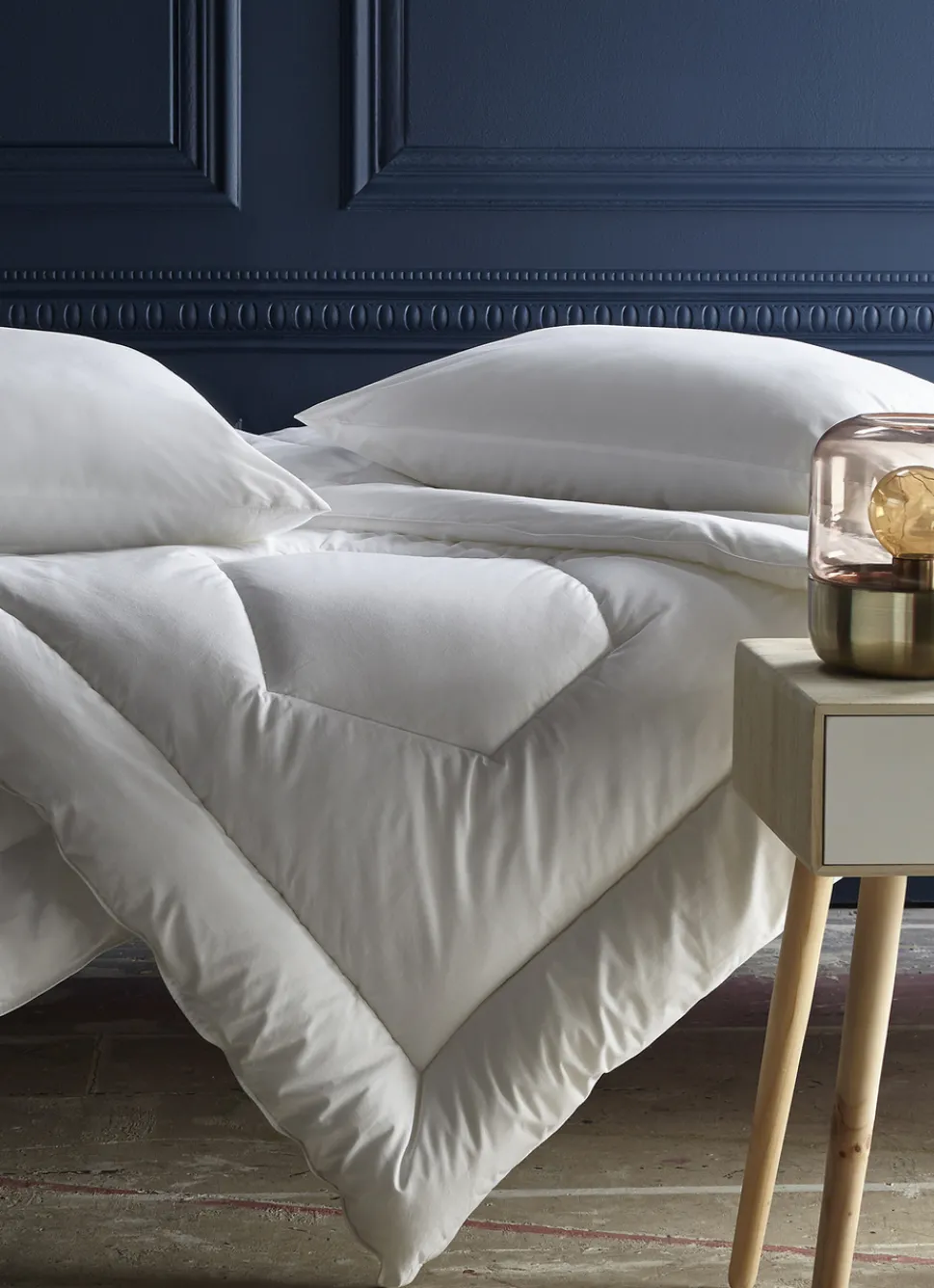 New Bouchara OREILLER MOELLEUX EN PERCALE DE COTON BLANC