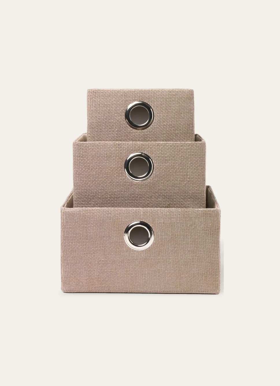 Outlet Bouchara PANIER DE RANGEMENT UNI PETIT FORMAT TAUPE