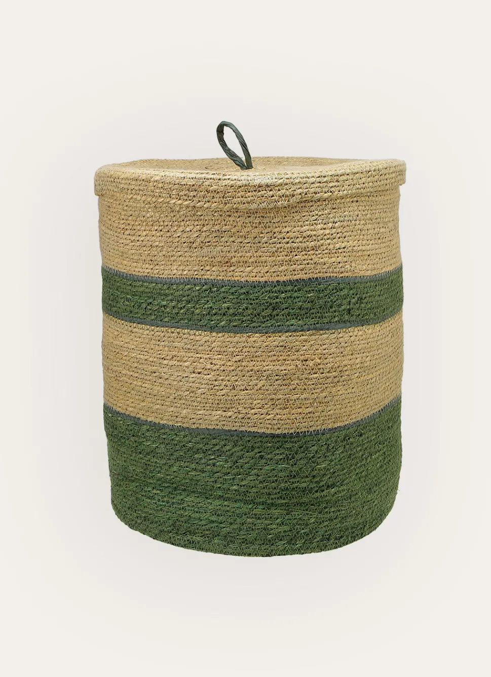 Sale Bouchara PANIER EN SEAGRASS NATUREL/VERT