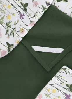 Hot Bouchara PANIÈRE DE 3 TORCHONS EN COTON MOTIF VÉGÉTAL MULTICOLORE