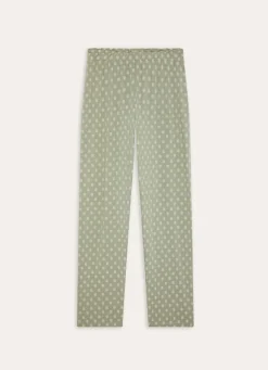 Bouchara PANTALON EN COTON MODAL IMPRIMÉ vert