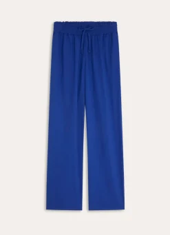 New Bouchara PANTALON EN COTON TWILL BLEU