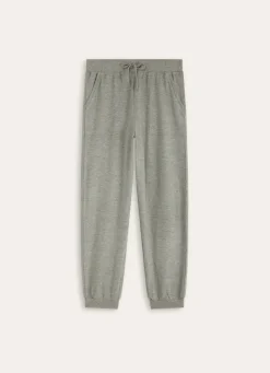 Hot Bouchara PANTALON EN MAILLE DOUCE COTELÉE ROUV vert