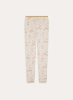 Discount Bouchara PANTALON IMPRIMÉ VÉGÉTAL ROSE