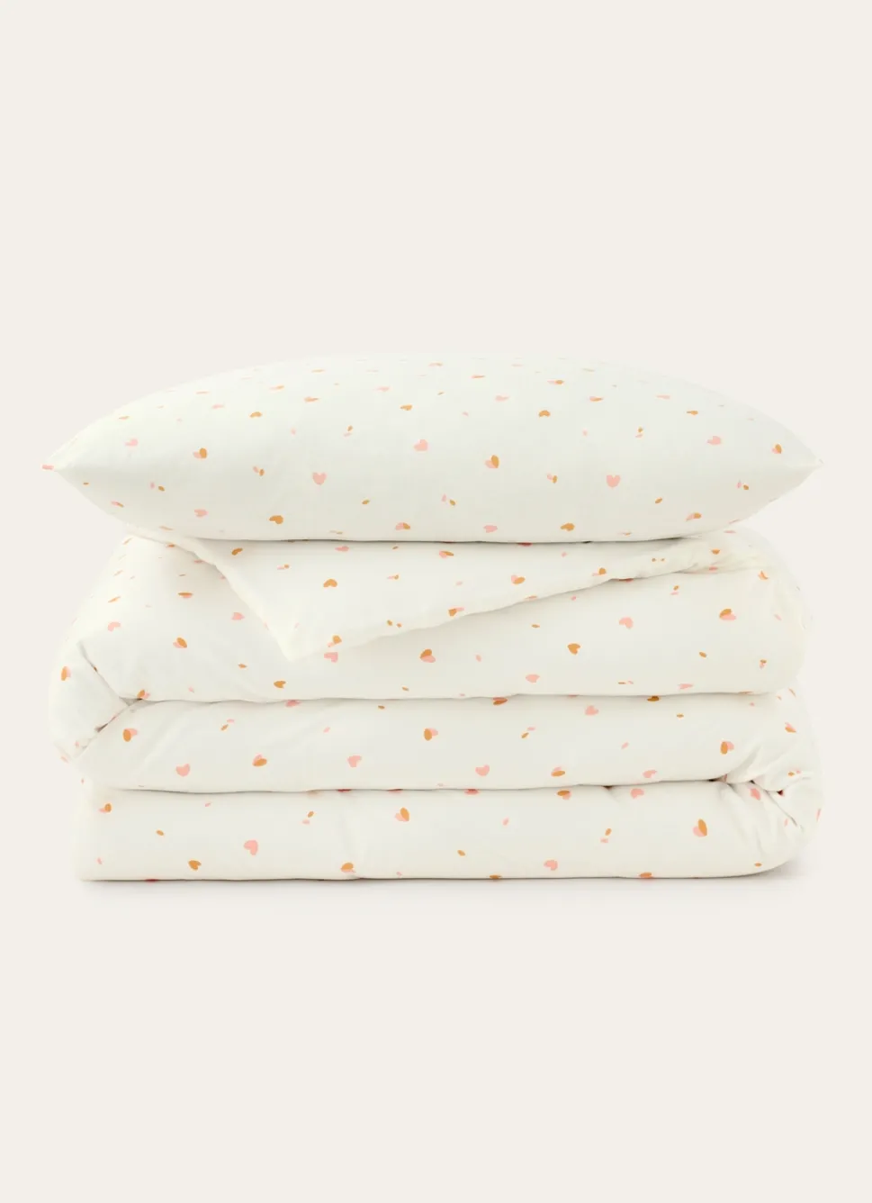 Online Bouchara PARURE DE LIT ENFANT EN COTON MOTIF PETITS CŒURS MULTICOLORE