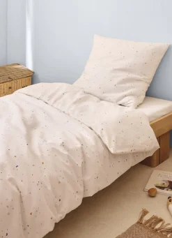 Outlet Bouchara PARURE DE LIT ENFANT EN COTON MOTIF ÉTOILES ÉCRU