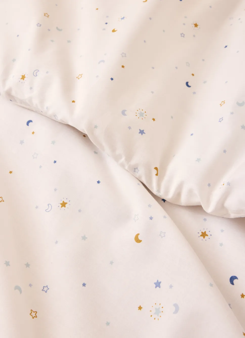 Outlet Bouchara PARURE DE LIT ENFANT EN COTON MOTIF ÉTOILES ÉCRU