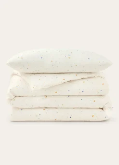 Discount Bouchara PARURE DE LIT ENFANT EN COTON MOTIF ÉTOILES ÉCRU