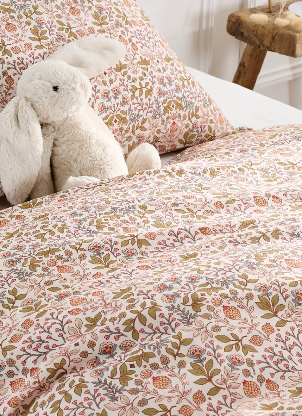 Online Bouchara PARURE DE LIT ENFANT EN PERCALE MOTIF FLEURI JAISA MULTICOLORE