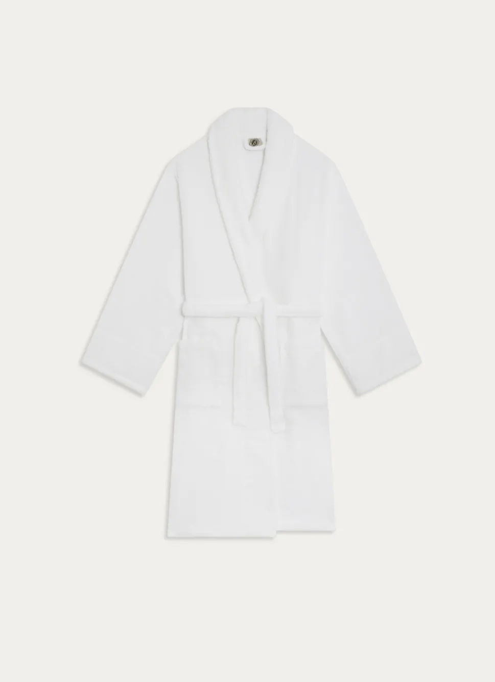 Outlet Bouchara PEIGNOIR DE BAIN UNI EN ÉPONGE 450GR BLANC