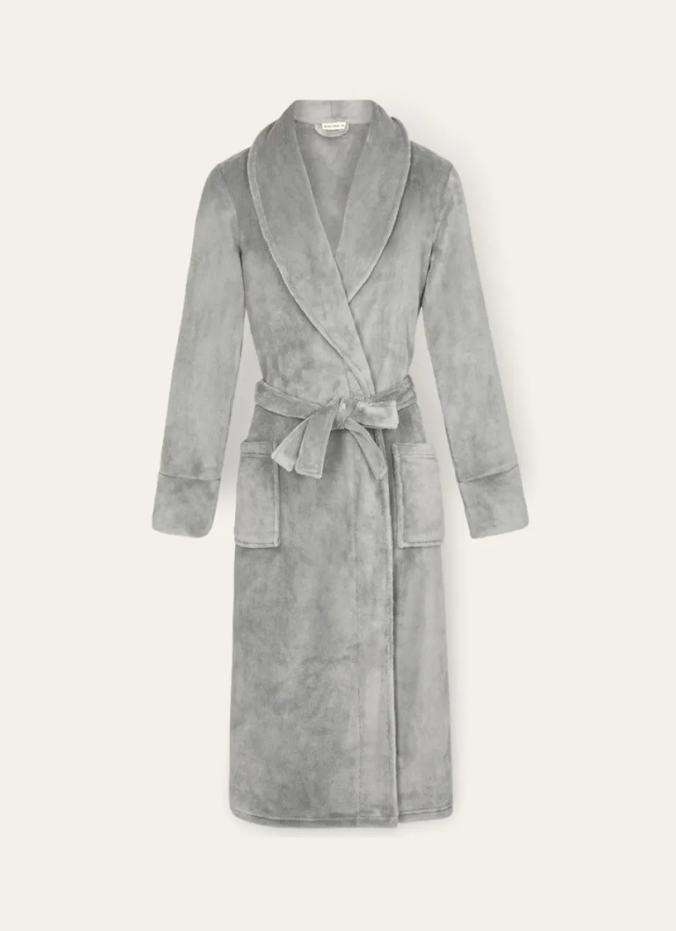 Outlet Bouchara PEIGNOIR LONG UNI GRIS FONCE