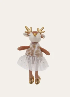 Clearance Bouchara PELUCHE EN FORME DE BICHE BEIGE