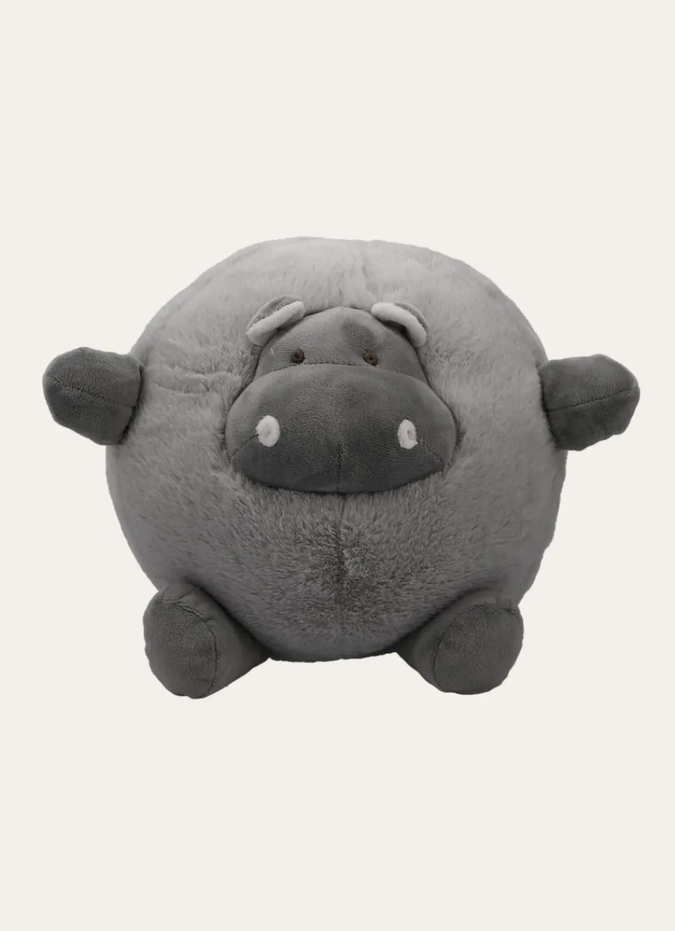 Hot Bouchara PELUCHE HIPPOPOTAME ROND GRIS
