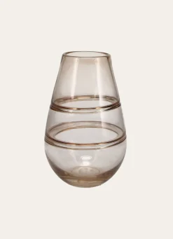 Bouchara PETIT VASE EN VERRE RICOCHET AMBRE