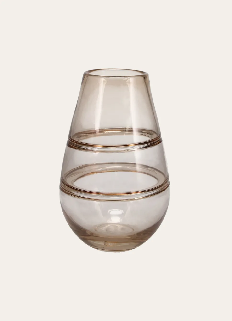 Bouchara PETIT VASE EN VERRE RICOCHET AMBRE