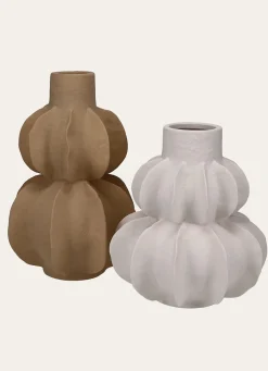 Outlet Bouchara PETIT VASE MERINGUE BLANC