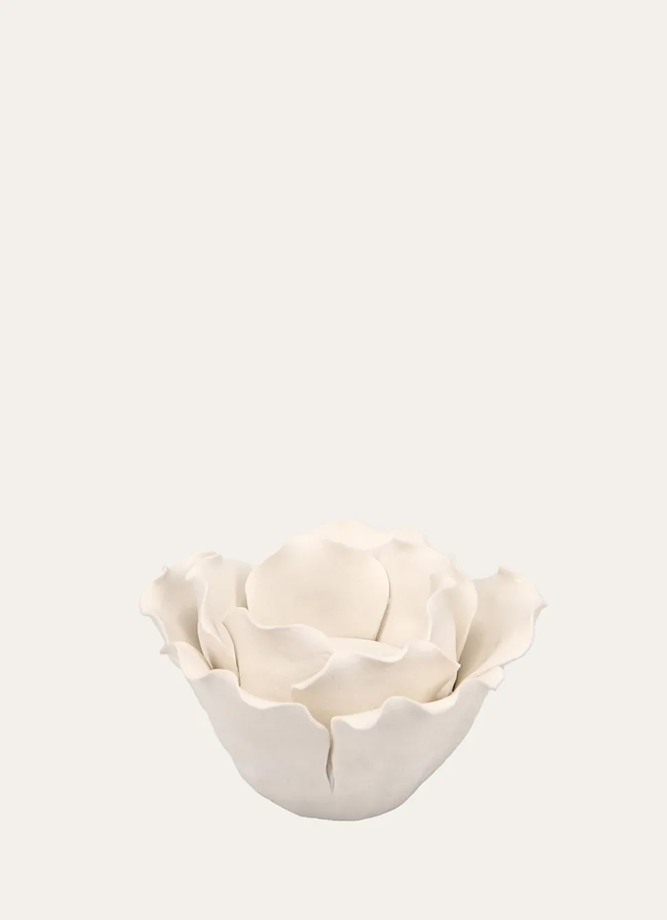 Best Bouchara PHOTOPHORE FLEUR POUR BOUGIE BLANC MAT