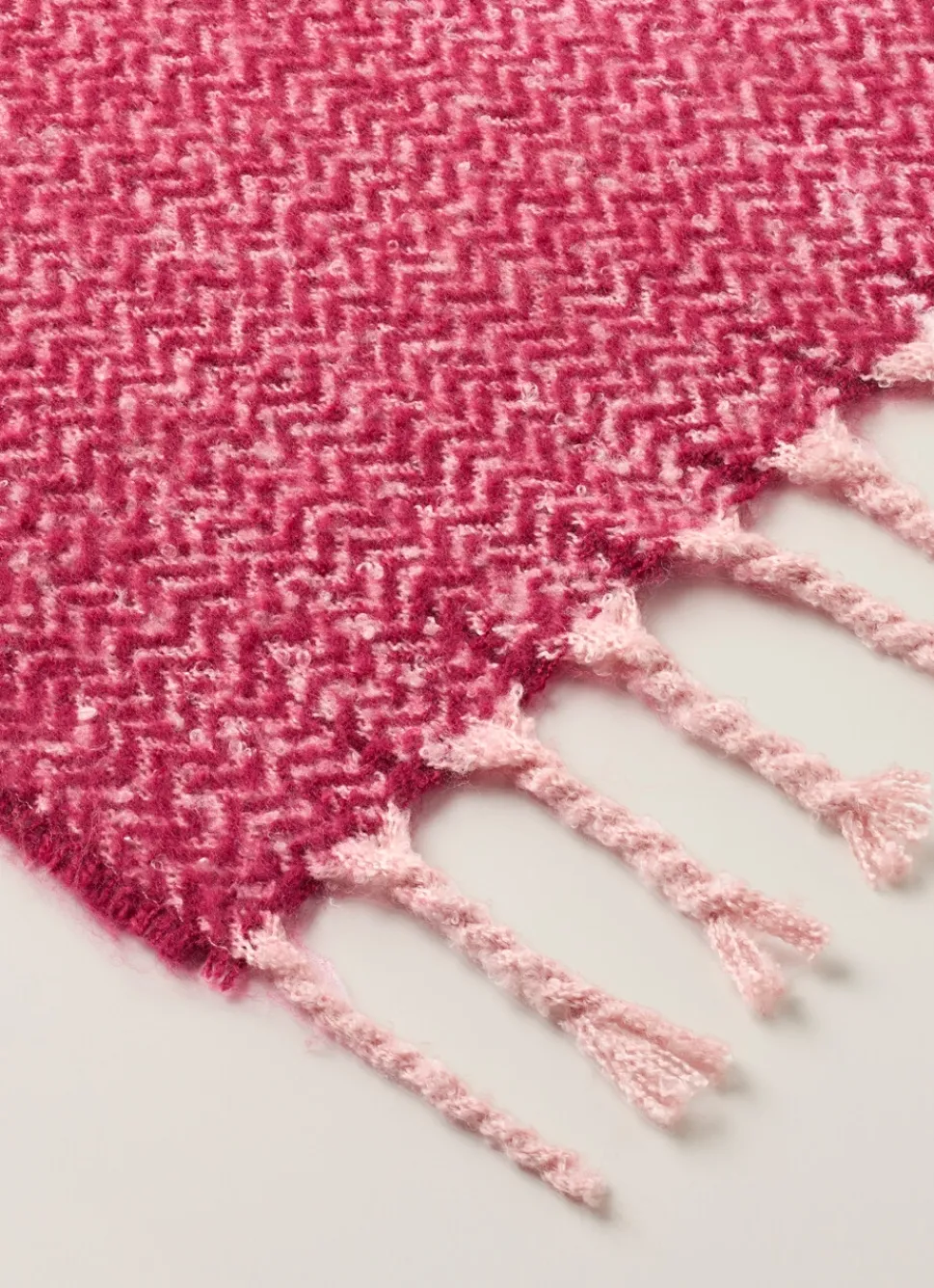 New Bouchara PLAID À CARREAUX EFFET DUVETEUX TORONTO MULTICOLORE