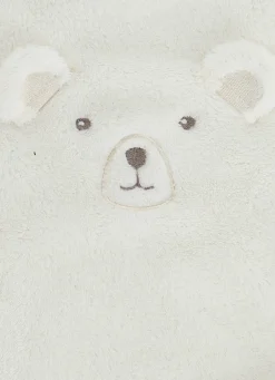 Sale Bouchara PLAID À ROULER TÊTE D'OURS BLANC