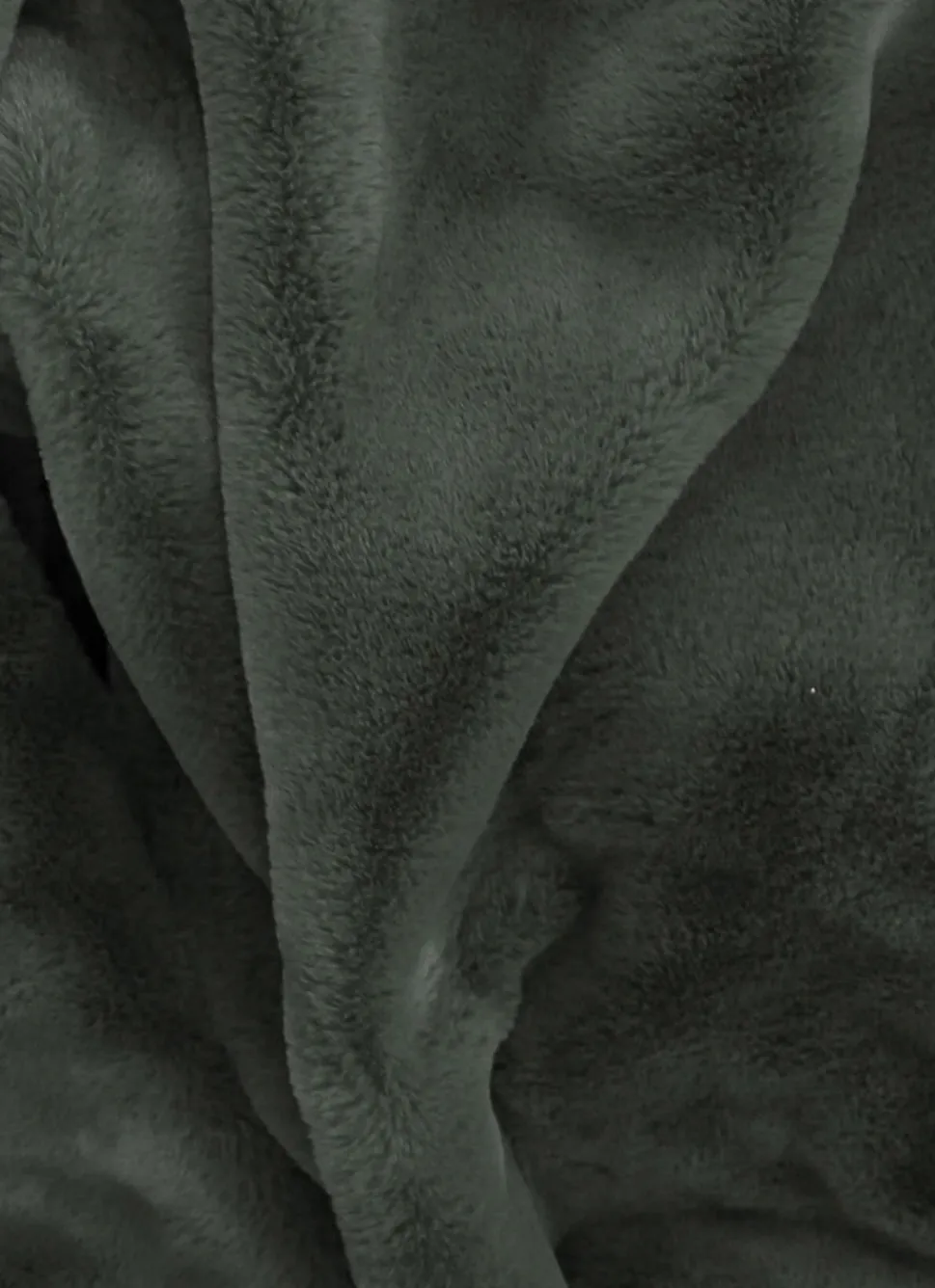 Outlet Bouchara PLAID EN FAUSSE FOURRURE VERT