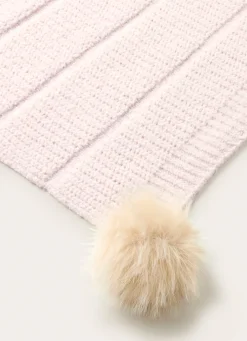 Outlet Bouchara PLAID EN MAILLE FANTAISIE TRÈS DOUX NATUREL