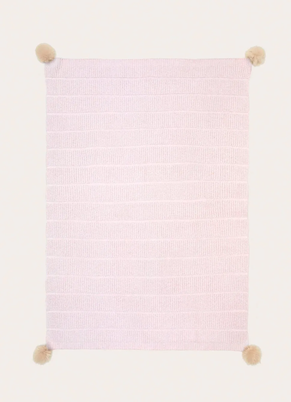 Outlet Bouchara PLAID EN MAILLE FANTAISIE TRÈS DOUX NATUREL