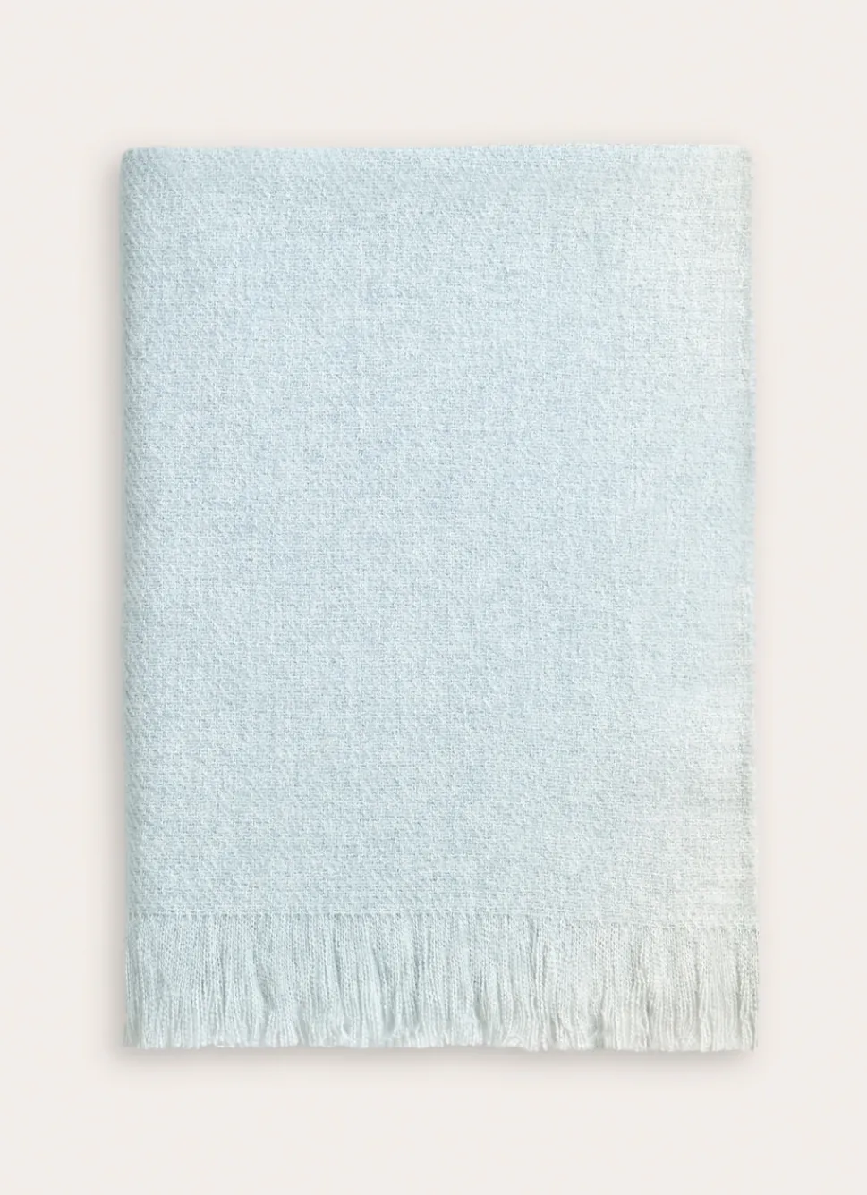 Bouchara PLAID EN TISSÉ EFFET GRANITÉ UNI BLEU