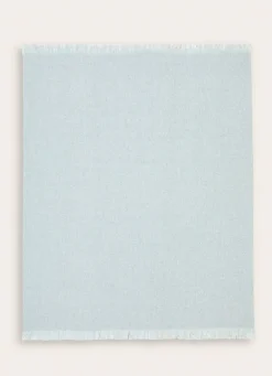 Bouchara PLAID EN TISSÉ EFFET GRANITÉ UNI BLEU