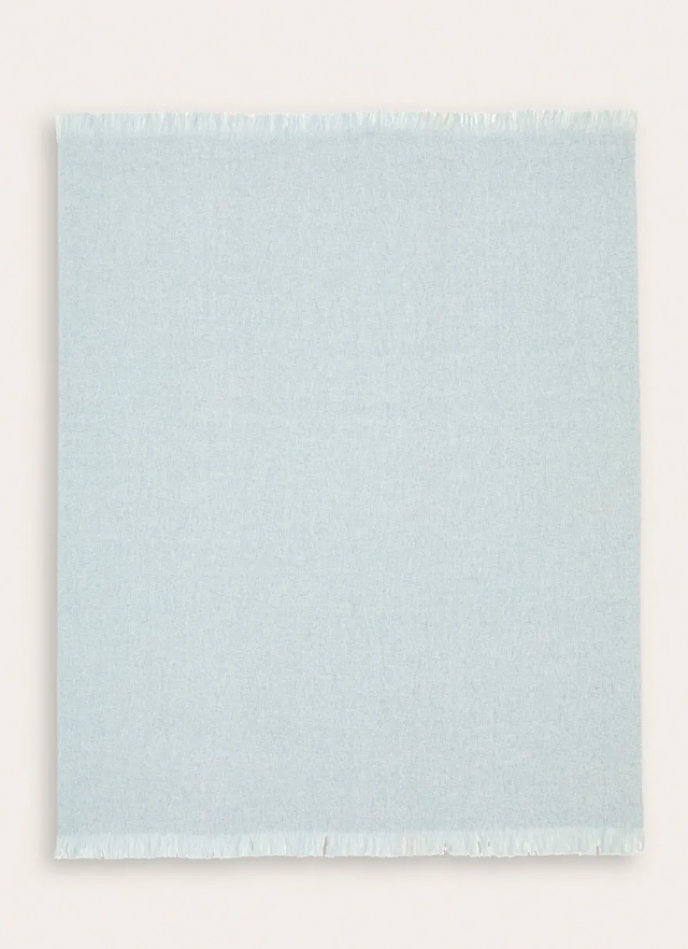 Bouchara PLAID EN TISSÉ EFFET GRANITÉ UNI BLEU