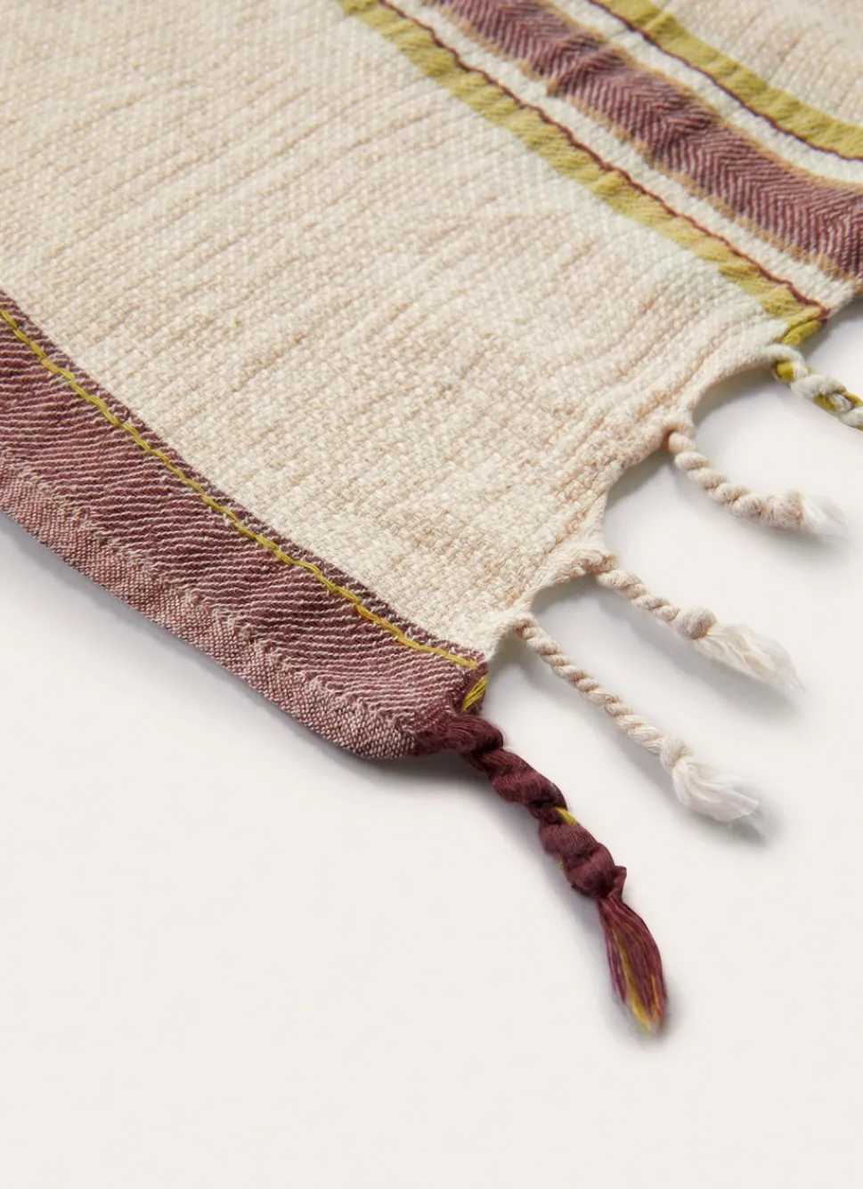 Online Bouchara PLAID LÉGER EN COTON ET LIN SABLE