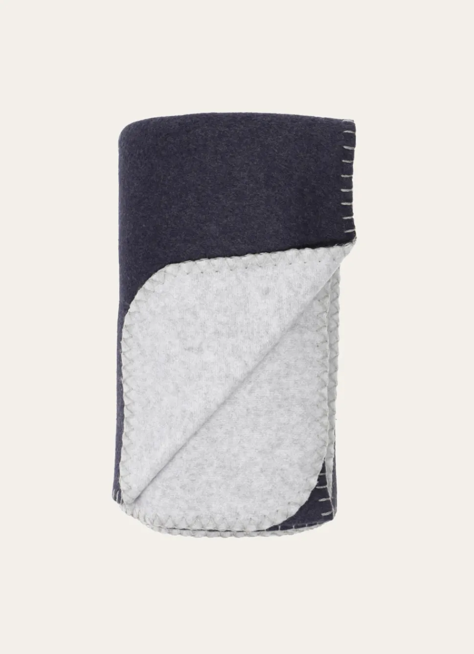 Online Bouchara PLAID POLAIRE BICOLORE GRIS FONCE