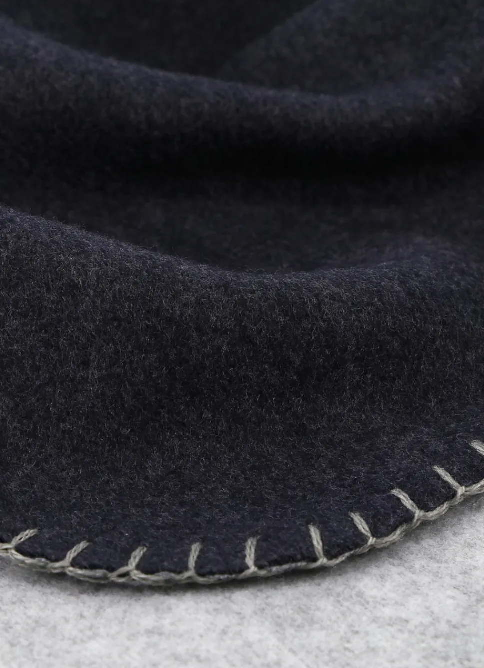 Online Bouchara PLAID POLAIRE BICOLORE GRIS FONCE