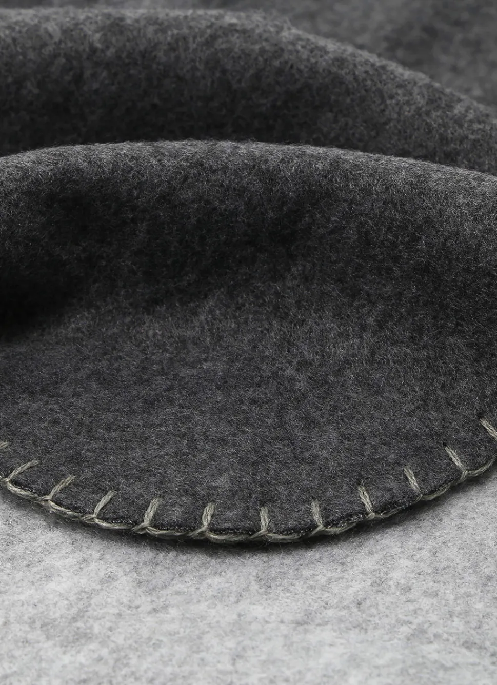 New Bouchara PLAID POLAIRE BICOLORE GRIS CLAIR