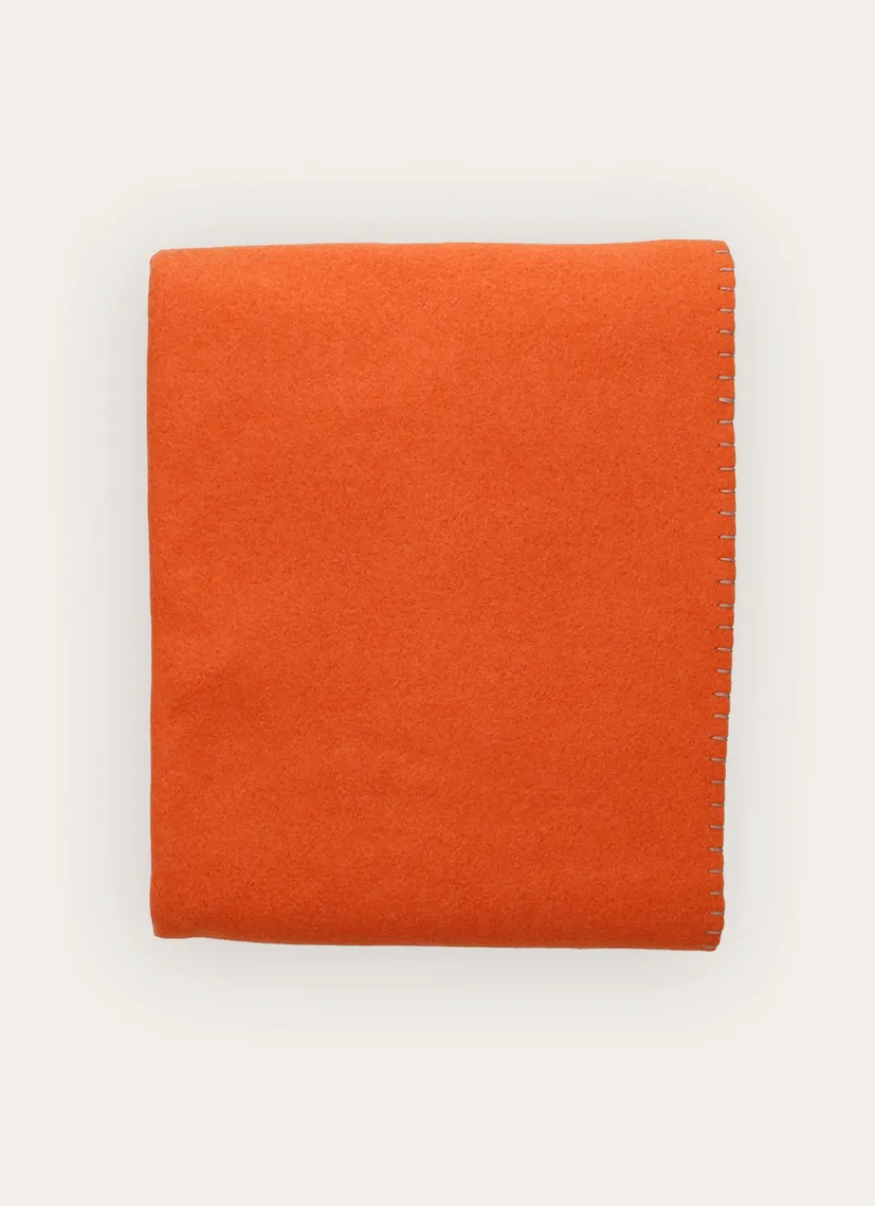 Hot Bouchara PLAID POLAIRE BICOLORE ORANGE