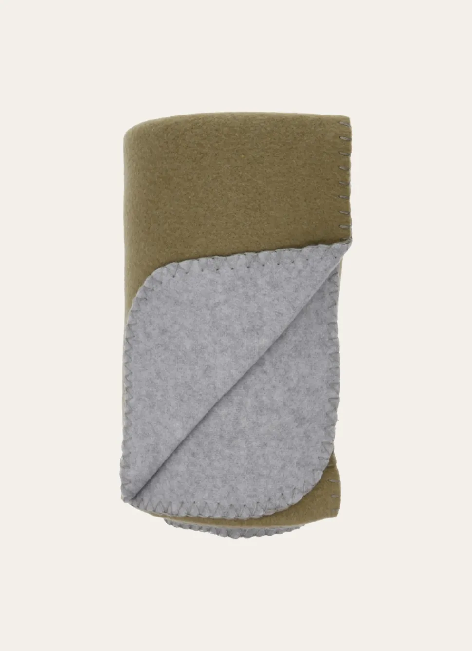 Clearance Bouchara PLAID POLAIRE BICOLORE VERT