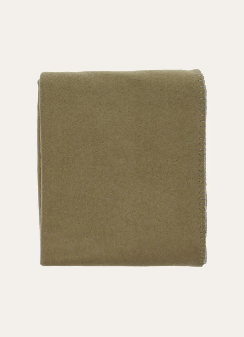 Clearance Bouchara PLAID POLAIRE BICOLORE VERT