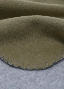 Clearance Bouchara PLAID POLAIRE BICOLORE VERT