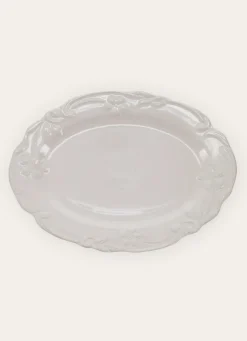 Sale Bouchara PLAT DE SERVICE OVALE EN PORCELAINE ROYAL BLANC