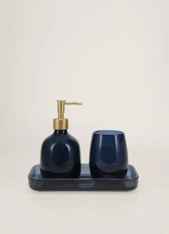 Best Bouchara PLATEAU TRANSPARENT UNI ESTHER BLEU