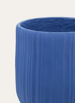 Online Bouchara POT POUR PLANTE TEXTURÉ PETIT MODÈLE BLEU ROI