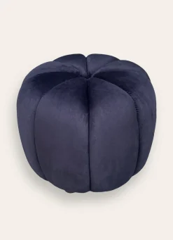 Best Bouchara POUF EN VELOURS - DÉCOUPE TRAVAILLÉE Noir