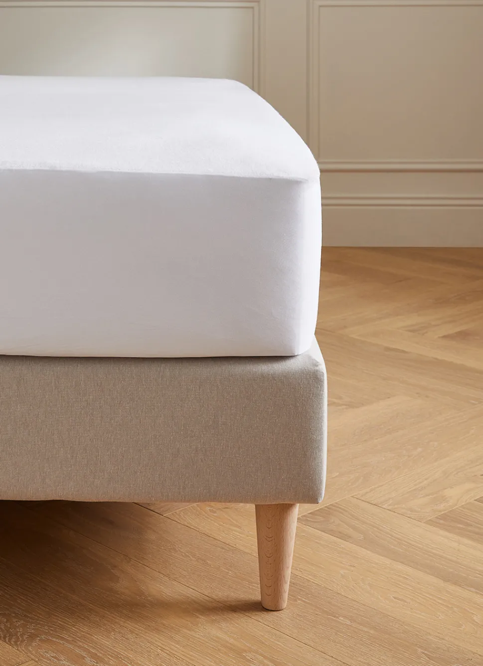 Hot Bouchara PROTÈGE MATELAS BLANC