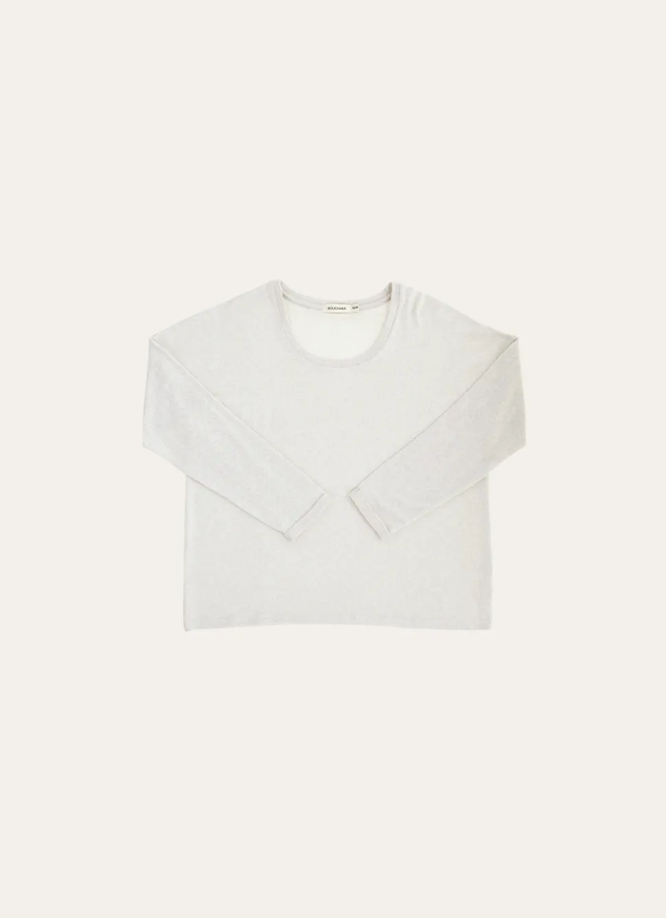 Discount Bouchara PULL À MANCHES LONGUES ECRU CHINE