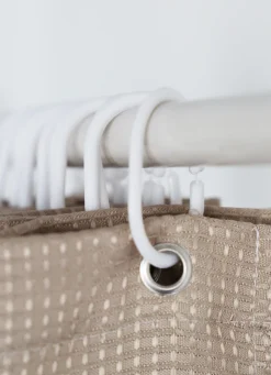 Discount Bouchara RIDEAU DE DOUCHE GAUFRÉ BRUXELLES TAUPE