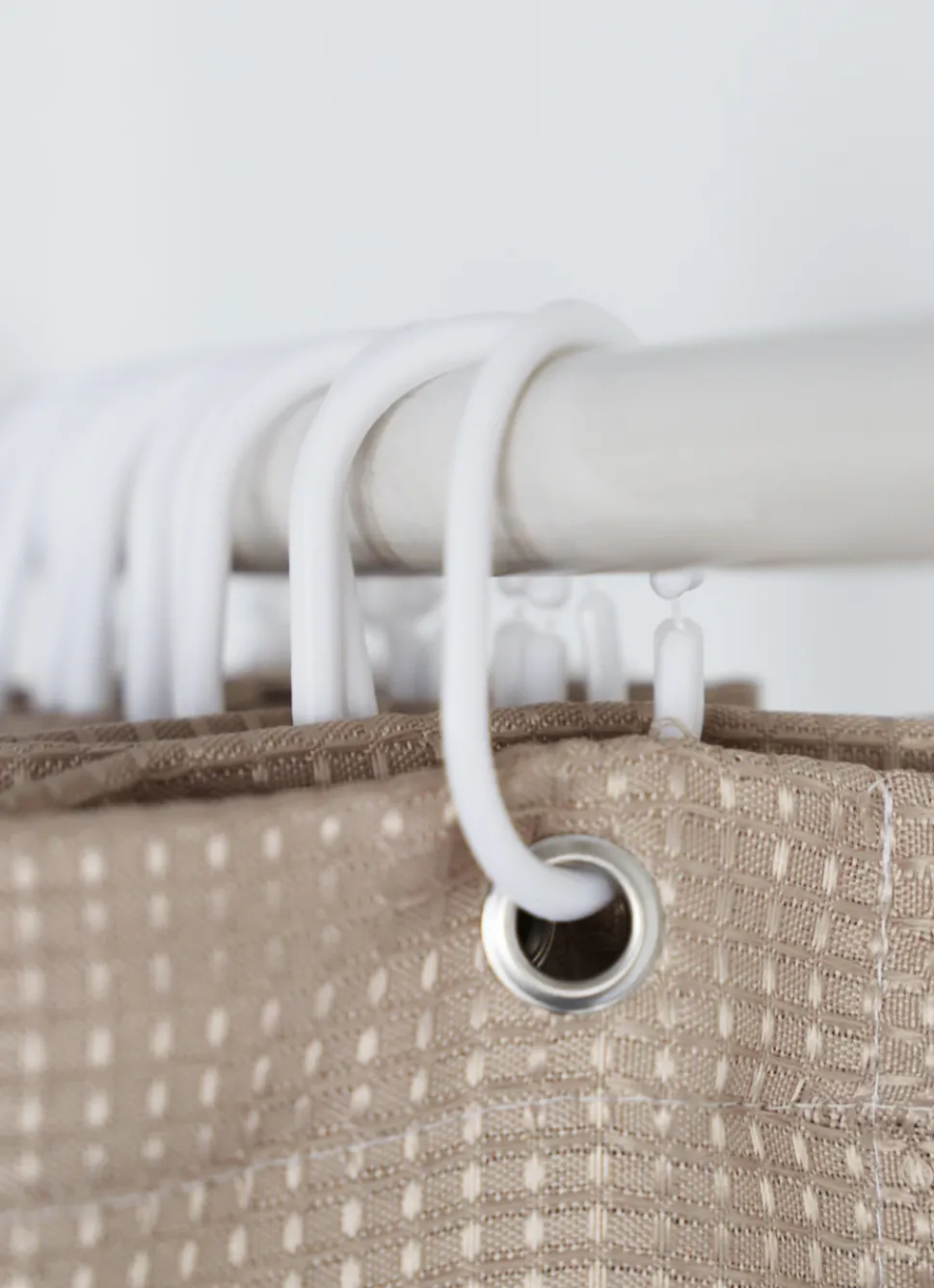 Discount Bouchara RIDEAU DE DOUCHE GAUFRÉ BRUXELLES TAUPE