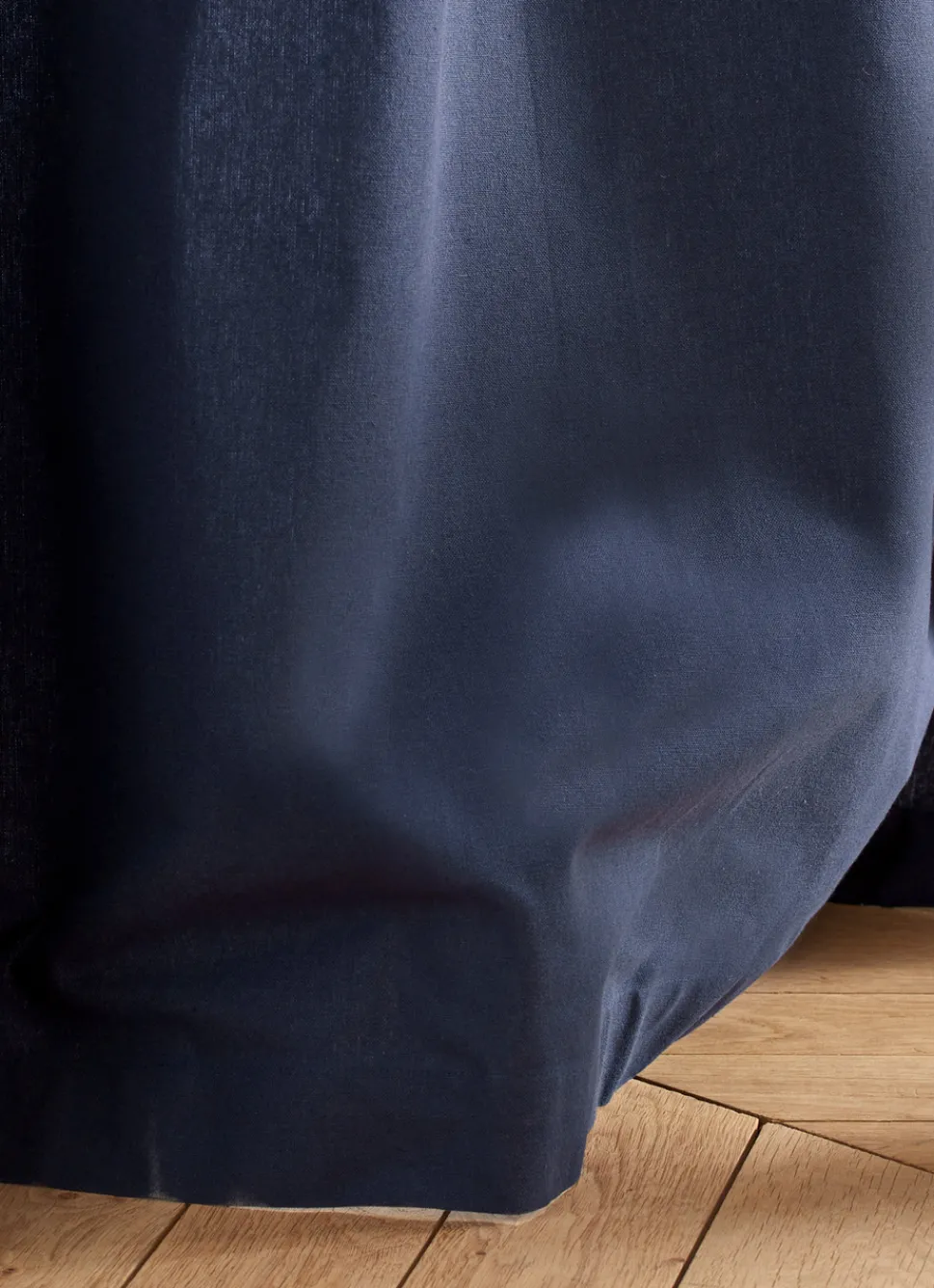 Outlet Bouchara RIDEAU EN COTON ÉPAIS UNI INDIGO