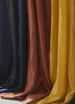 Hot Bouchara RIDEAU EN LIN LAVÉ UNI BLANC