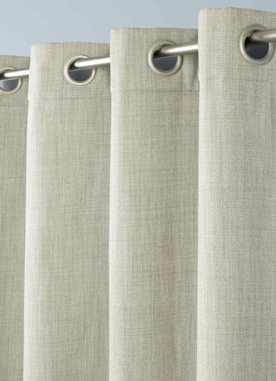 Sale Bouchara RIDEAU ISOLANT THERMIQUE UNI TEXTURÉ TAUPE