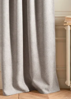 Online Bouchara RIDEAU OBSCURCISSANT EN VELOURS CHENILLE TAUPE CLAIR