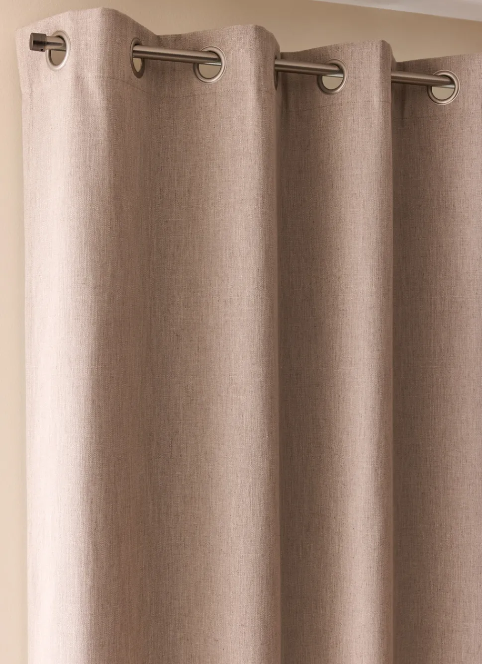 Best Bouchara RIDEAU OCCULTANT ASPECT AVEC LIN NATUREL